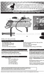 Green Leaf Workhorse PSE ATV 1502 Assemblage / Instructions d'utilisation / Pièces