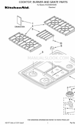 KitchenAid KGCK306VSS00 Teileliste