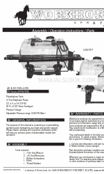 Green Leaf Workhorse Sprayers 3PT Series Instrukcja montażu / obsługi / części