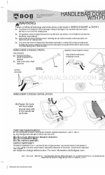 Britax BOB Gear Deluxe HANDLEBAR CONSOLE WITH PUMP 사용 설명서