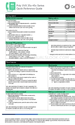 CenturyLink Poly VVX 35x Series Quick Reference Manual