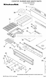 KitchenAid KGCP462KSS05 Lista części