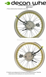 Decon wheel Trigo T MED1599 Manuale di istruzioni per il montaggio