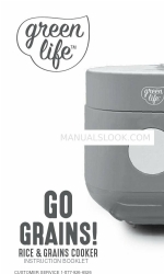 Green Life GO GRAINS Manual de instrucciones