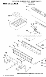 KitchenAid KGCP463KSS01 Список деталей