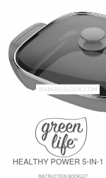 Green Life HEALTHY POWER 5-IN-1 Manual de instrucciones