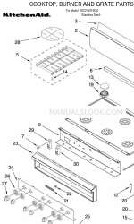 KitchenAid KGCP467HSS0 Список деталей