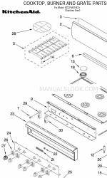 KitchenAid KGCP467HSS1 Перелік деталей