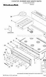 KitchenAid KGCP467JSS07 Teileliste