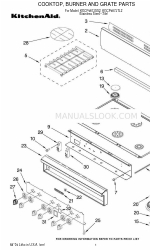 KitchenAid KGCP467JTL2 Onderdelen