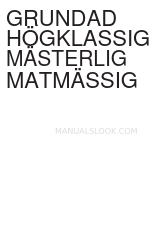 IKEA MATMASSIG Manuel