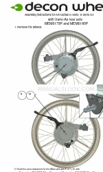 Decon wheel Kuschall K Series Instructions de montage