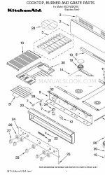 KitchenAid KGCP482KSS0 Parts List