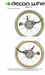 Decon wheel MED1201 Instructions de montage