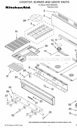 KitchenAid KGCP482KSS01 Перелік деталей