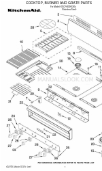 KitchenAid KGCP482KSS04 Перелік деталей