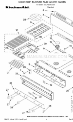 KitchenAid KGCP482KSS05 Lista części