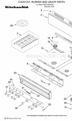 KitchenAid KGCP483KSS01 Manuale delle parti