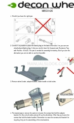 Decon wheel MED3123 Manuel d'instructions de montage