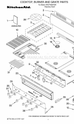 KitchenAid KGCP484KSS0 Lista części