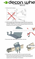 Decon wheel MED3163 Инструкция по сборке Руководство