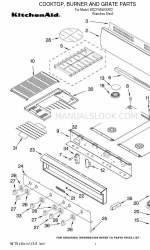 KitchenAid KGCP484KSS03 Teileliste