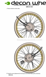 Decon wheel MED3183 Instruções de montagem