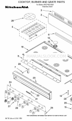 KitchenAid KGCP487JSS0 Parts List