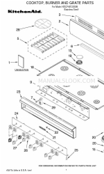 KitchenAid KGCP487JSS06 Teileliste