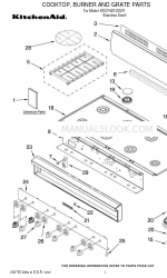 KitchenAid KGCP487JSS07 Teileliste