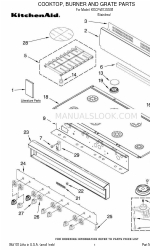 KitchenAid KGCP487JSS08 Teileliste