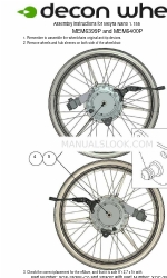 Decon wheel MEM6399P Instruções de montagem