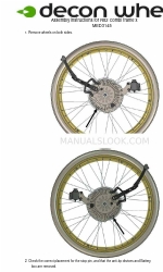 Decon wheel R82 Combi frame x Instruções de montagem