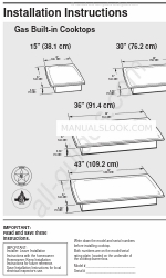 KitchenAid KGCS105GSS Kurulum Talimatları Kılavuzu