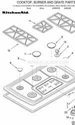 KitchenAid KGCS166GAL0 Перелік деталей