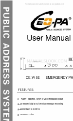 CEOPA CE-V15E Посібник користувача