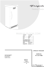 Frigidaire PRECISION FFU14F7HBB Catálogo de peças de fábrica