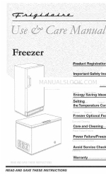 Frigidaire PRECISION FFU14F7HBB Manual de utilização e cuidados