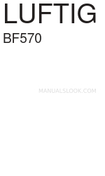 IKEA BF570 Manual do utilizador