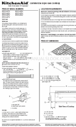 KitchenAid KGCU463V Instrucciones de instalación