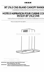 IKEA IHI8304WS0 설치 지침 및 사용 및 관리 매뉴얼