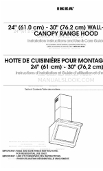 IKEA IHW7243VS0 Use And Care Manual