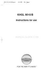 KitchenAid KHGL 9010/B Manuale di istruzioni per l'uso