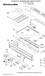 KitchenAid Pro Line KGCP487JSS2 Lista de peças