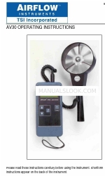 Airflow Instruments AV 30 Manual de instrucciones