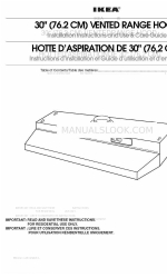 IKEA W10258591A Installation Instructions And Use & Care Manual