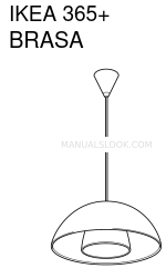 IKEA 365+ BRASA AA-322649-2 Instrukcja montażu