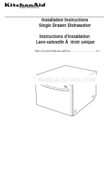 KitchenAid 528534 Manual de instruções de instalação