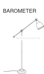 IKEA BAROMETER WORK LAMP Manual Petunjuk Perakitan