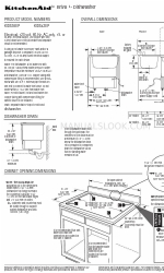 KitchenAid Briva KIDS36EP Dimensions du produit